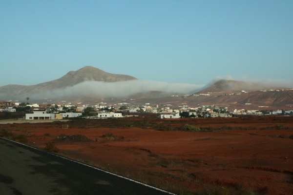 Fuerteventura - Dichter Nebel in den Bergen von Tetir