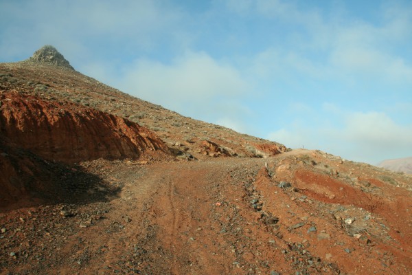 Fuerteventura - Aufstieg auf den Rand des Tals von Tetir