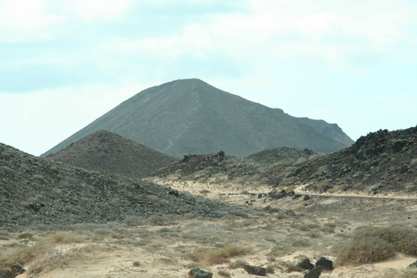 Fuerteventura - Montaña La Caldera auf Isla de Lobos