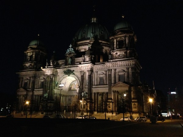 Berlin, Berliner Dom bei Nacht