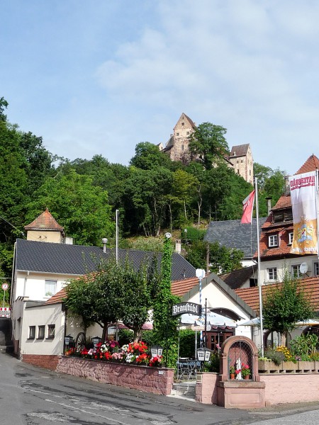 Burg Rothenfels - ein letzter Blick zurück